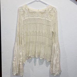 Free People Top with Boho sleeves